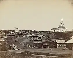 Вид с Усольской горы у Сутолоцкого моста.