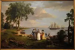 View of the Delaware near Philadelphia, 1831