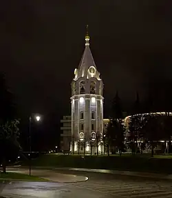 Ночная подсветка колокольни