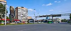 Перекрёсток с ул. Свердлова