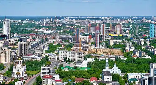 Вид со смотровой площадки Высоцкого