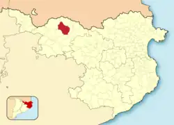 Расположение муниципалитета на карте провинции