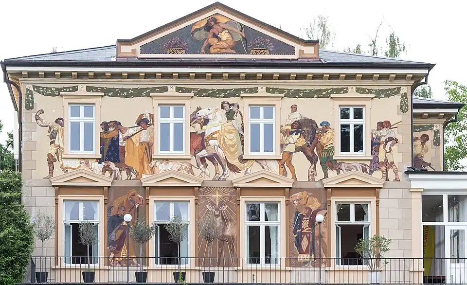 Вилла Прим в Констанце. Художник Август Гро[нем.], 1908.