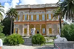 Вилла Тобиа Паллавичино в Генуе. Главный фасад. 1560.