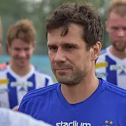 Вилле Валлен в качестве тренера вратарей клуба «ХИК», 2018 год