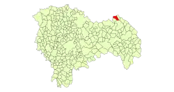 Расположение муниципалитета на карте провинции