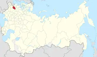 Виленская губерния на карте