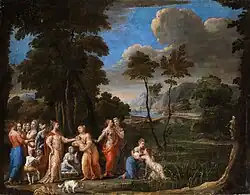 Нахождение Моисея. Холст, масло. Частное собрание