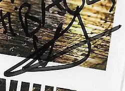 Изображение автографа