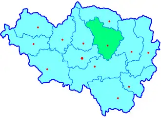 Ковровский уезд на карте