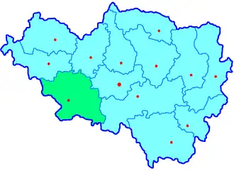 Покровский уезд на карте