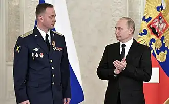 Клетёнкин на встрече с Владимиром Путиным 28 декабря 2017 года