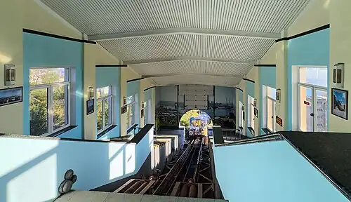 Интерьер верхней станции