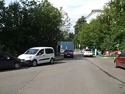 Улица Водников (вид в сторону Волоколамского шоссе)