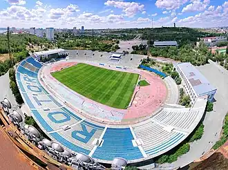 Вид с осветительной мачты. 2012 год