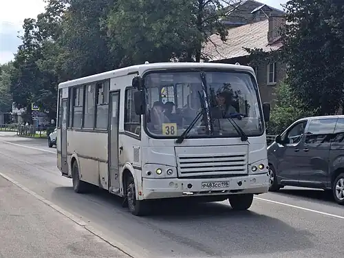 ПАЗ-320412-05 ООО "Волосово-Межрегионтранс" на проспекте Вингиссара, маршрут № 38, 2024 год