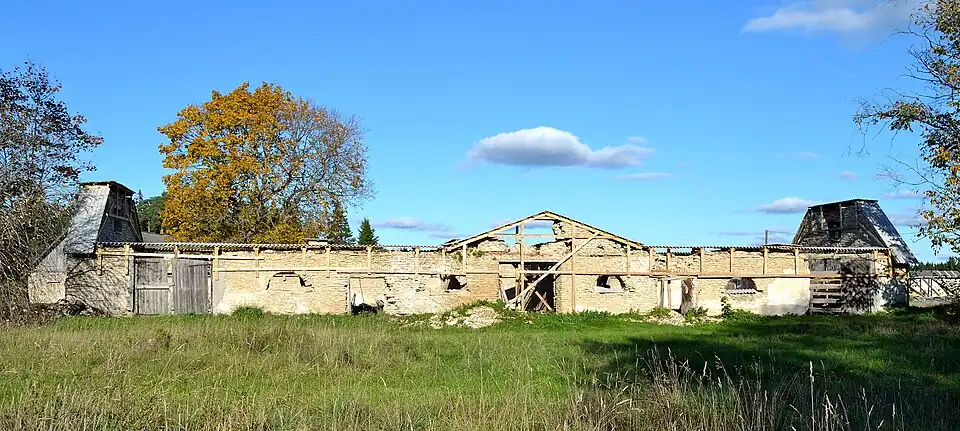 Руины зернохранилища