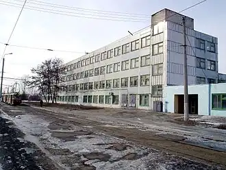 Административно-бытовой корпус в Восточном трамвайном депо