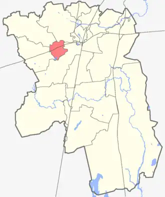 Войсковицкое сельское поселение на карте