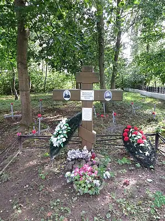 Лютеранское кладбище — место вторичного захоронения П. А. и Е. В. Всеволожских. 2023 год