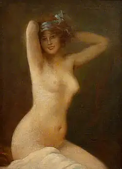 Портрет актрисы Казимиры Невяровской худ. Л. Винтеровского. 1923 г.