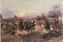 Погоня польских уланов за казаками