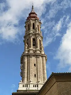 Колокольня собора в Сарагосе. 1683