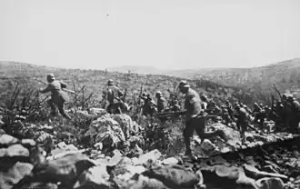 Атака итальянской пехоты