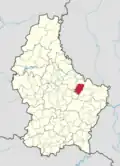 Расположение коммуны на карте Люксембурга