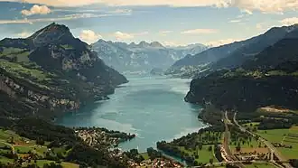 Вид на Валензе с юго-запада летом 2011 года