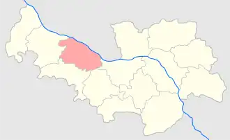 Гостынский уезд на карте