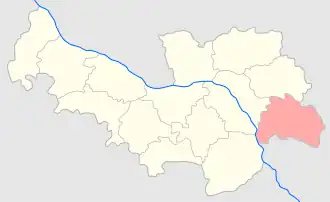 Новоминский уезд на карте