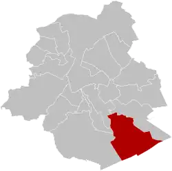 Расположение муниципалитета на карте провинции