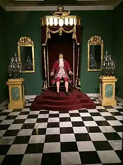 «Восковая персона» Петра I. 1725. Зимний дворец Петра I. Санкт-Петербург