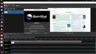 Скриншот программы OpenShot Video Editor