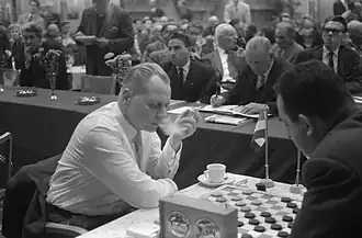 Ян Бом на чемпионате мира 1960 года