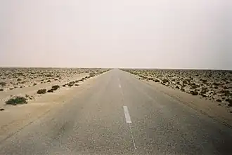 Дорога в Западной Сахаре