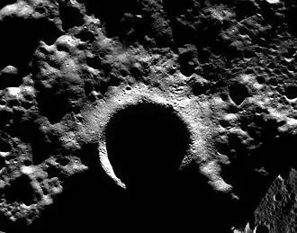 Снимок зонда Lunar Reconnaissance Orbiter.