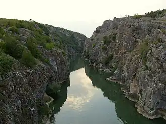 Каньон, вид с Шваньского моста