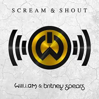 Обложка сингла will.i.am & Бритни Спирс «Scream & Shout» (2012)