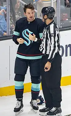 Борген в составе «Сиэтл Кракен» в 2022 году