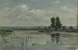 Озеро возле Лосдрехта. 1887. Холст на дереве, масло. Рейксмюсеум, Амстердам
