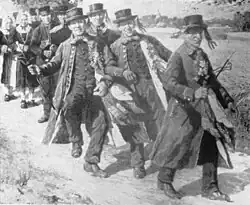 Птичья свадьба, фрагмент (около 1905).