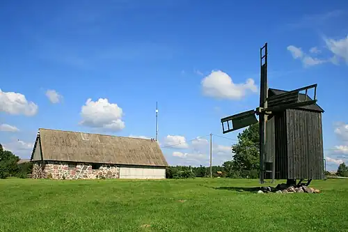 Мельница-столбовка Эгиля в Ряльбю