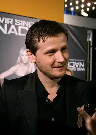 Деннис Ганзель на премьере фильма «Вкус ночи» в Вене, 2010 год