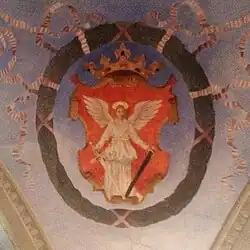 Герб воеводства в Посольском зале Королевского замка Варшавы.