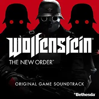 Обложка альбома Мика ГордонаWolfenstein: The New Order&nbsp;(англ.). Mick Gordon. Дата обращения: 23 ноября 2024. Архивировано 17 декабря 2023 года. «Wolfenstein: The New Order Original Game Soundtrack» ()