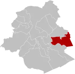 Расположение муниципалитета на карте провинции