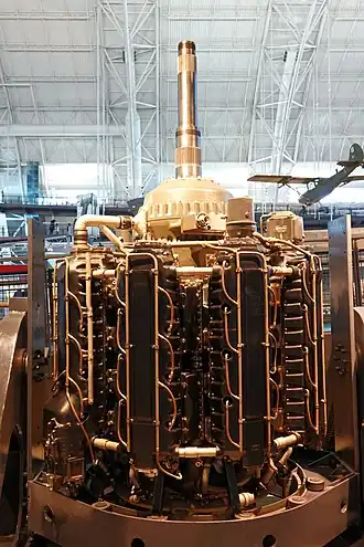 Lycoming XR-7755-3 в Смитсоновском институте