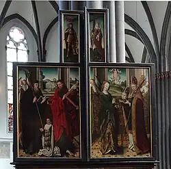 Алтарь, Ксантенский собор (в сложенном виде)